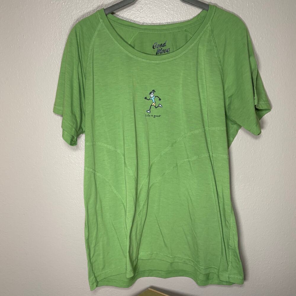 Good Move by Life is Good semi-fitted women's tee large